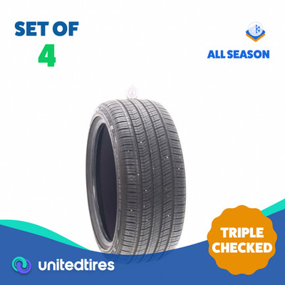 Set of (4) Used 235/40R18 Kumho Majesty 9 Solus TA91 K-Silent 91W - 7.5-8.5/32
