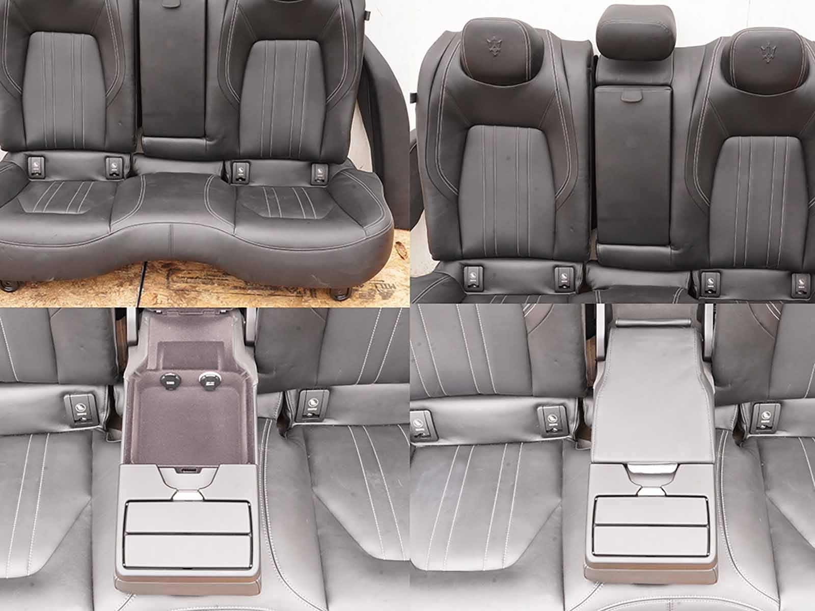 2014 - 2017 MASERATI GHIBLI S M157 SEAT LEATHER BUCKET CUSHION FRONT REAR SET