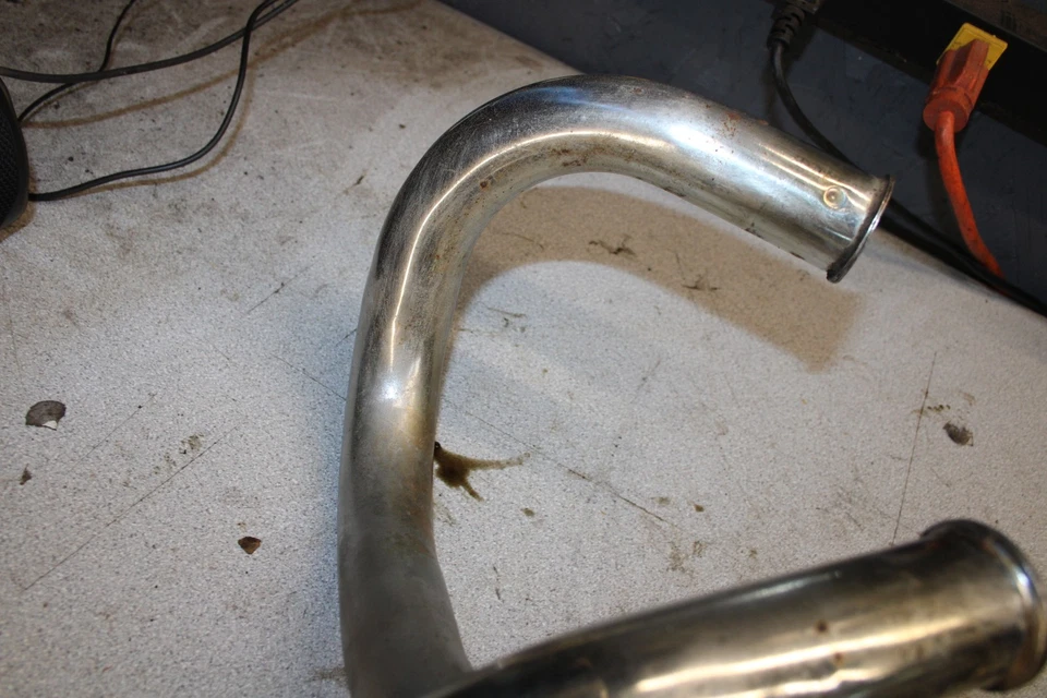 1970 Honda CL175 Scrambler silenciador de tubo de escape 1953.qv - Imagem 3 de 4