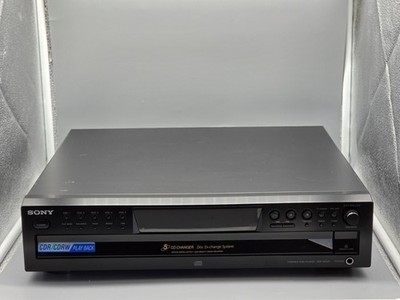 Sony CDP-CE375 5-Disc CD Changer Player No Remote