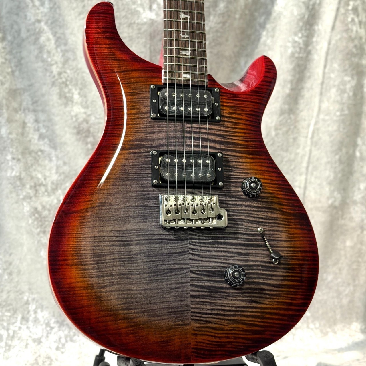 PRS) USEDSE Custom24 ~Charcoal Cherry Burst~2025Used3.43kg Electric Guitar Used