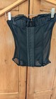 H&M Women's Divided Strapless Corset Top Bustier Hook 34b Strapless Black #309 — photo 4