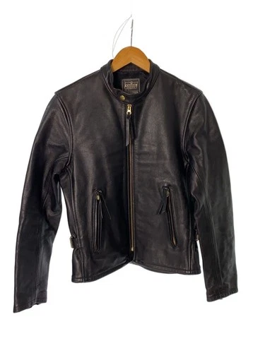 KADOYA Single Rider Leather Jacket Men's M Black Cowhide Used Good  (Ages 14+) - product listing photo