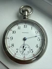 Antique Waltham “Sterling” Grade Pocket Watch 18s 7j 1905 Runs
