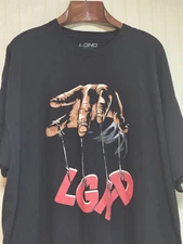 LGND Supply Co Shirt Mens 3XL Black Graphic Puppet Master Logo Tee Streetwear