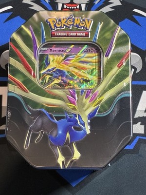 2025 Pokemon ex Azure Legends Tin - Xerneas ex - Factory Sealed