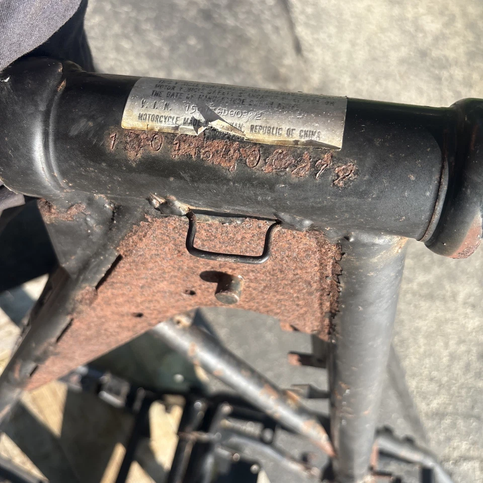 Cuadro y basculante Indian MS175 1976 MS 175 OEM✅(?? MI175 MX175 MT175 MI MX MT??) Foto 2 de 4