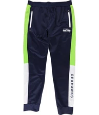 G-III Sports Mens Seattle Seahawks Athletic Track Pants, Blue, Large