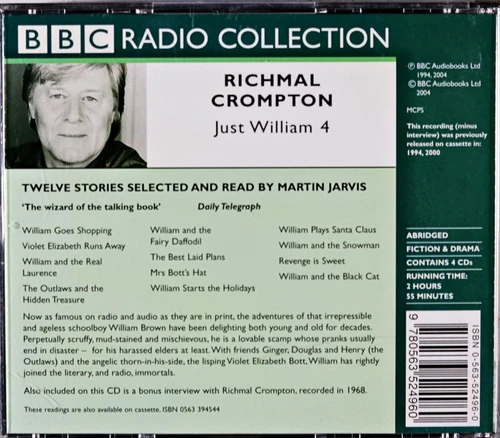 Just William: Volume 4 by Richmal Crom... (CD) - Picture 2 of 2