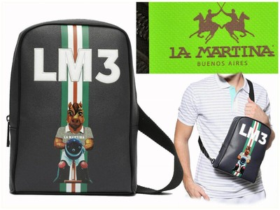 LA MARTINA Men's Vegan Leather Backpack + DISCOUNT WRITE US LM01 T2G