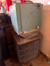 Green Central Furnace HVAC Heating Unit Cabinet / Air Handler Housing