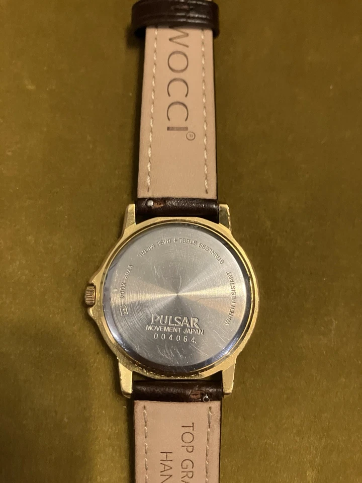 Pulsar Men's Gold Tone V742-X004 Quartz Analog Watch Date Window Stainless Steel - image 4 of 4