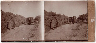 Marokko.Marocco.Khouribga.Kemis-Kaktus.Stereoansicht auf Papier 6x13.Stereoview.