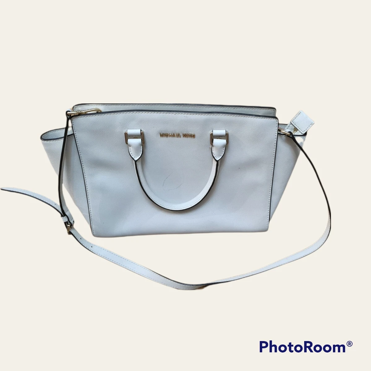 MICHAEL KORS Selma Top Handle Grey Pearl colour bag eBay