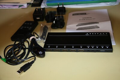 4K HDMI 2.0 4x1 HDMI Switch With Audio Extractor ARC/EARC Supported (UHDS-401A)
