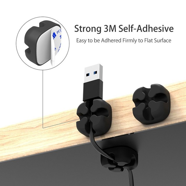 Cable Management Cord Organizer Orico 1 Channel Desk Cable Clips