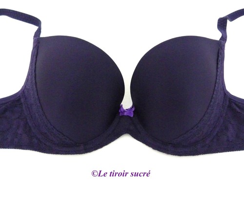 Soutien-gorge Bandeau Princesse Tam Tam Taille 1 - Violet - Neuf Avec étiquettes