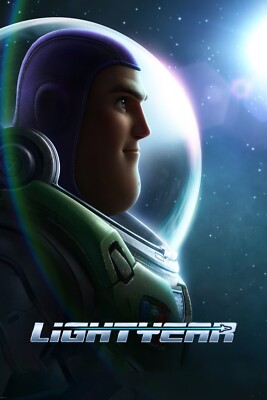 2022 Disney Lightyear Movie Poster 11X17 Buzz Lightyear Star