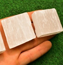 1 Wide Selenite 5cm Charging Plate Raw Stick✔ Gemstone Crystal UK Quick Postage✔