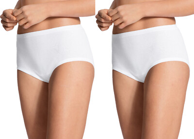 Calida Midi Slip im Doppelpack Größe 38 - 50 weiß  Slips  Unterhose kaufen 23362