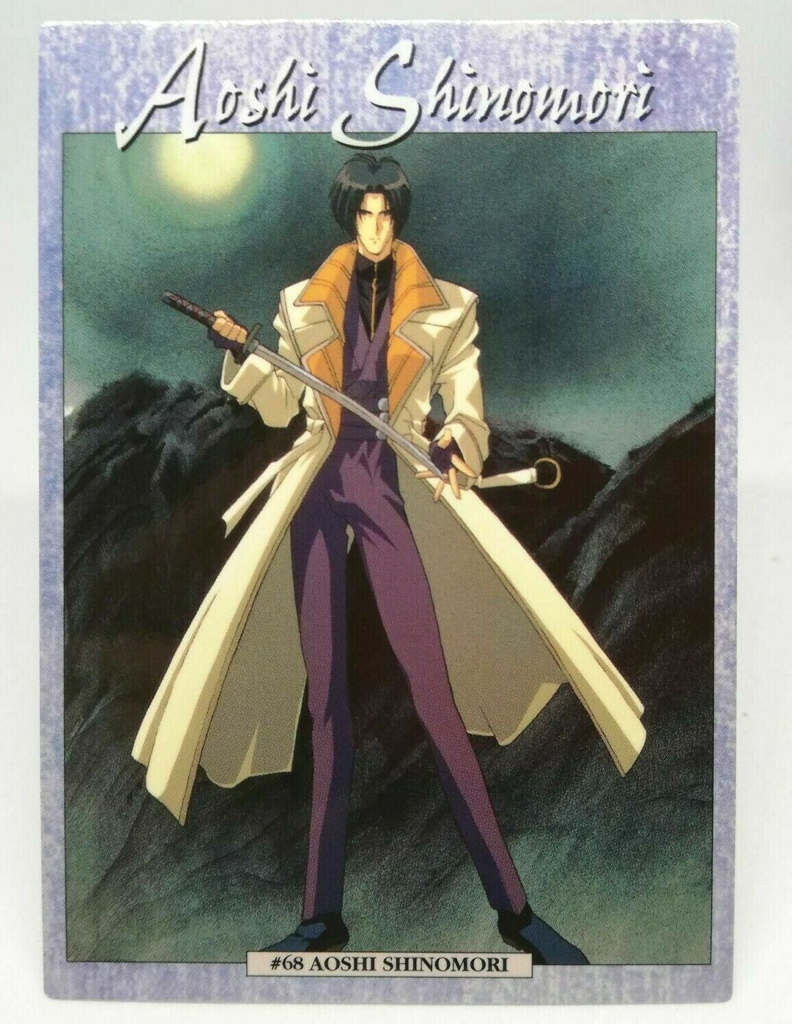 68 Aoshi Shinomori Rurouni Kenshin Samurai X Card DASS Masters JUMP MAGAZINE