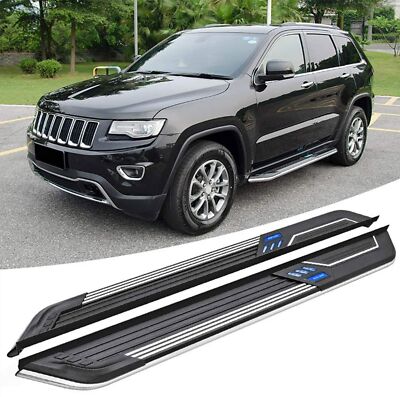 2Pcs Side Step Fits for Jeep Grand Cherokee 2011-2021 Running Board Nerf Bar 