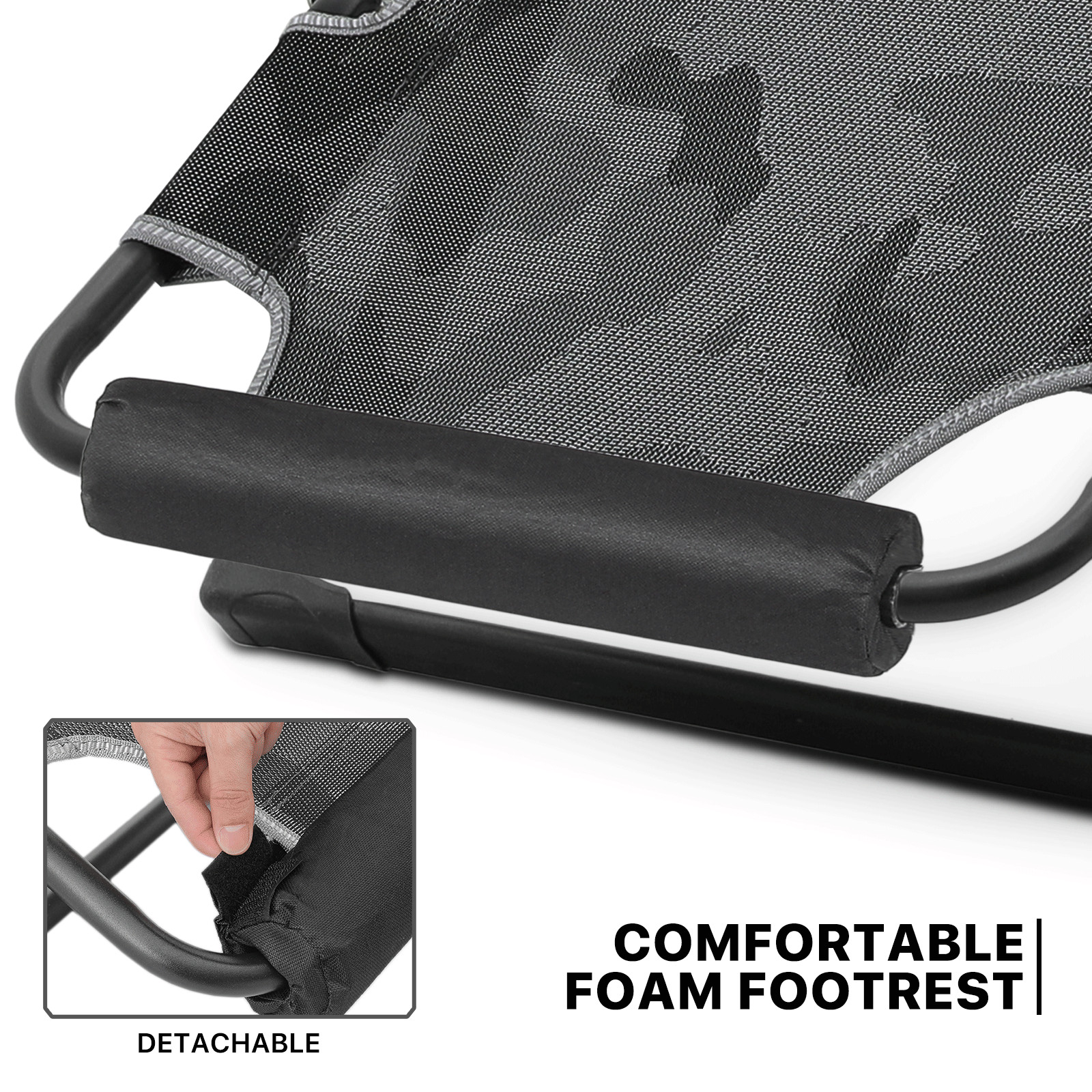 Foldable Zero Gravity Chair Adjustable Patio Beach Lounge Recliner Camping Cot