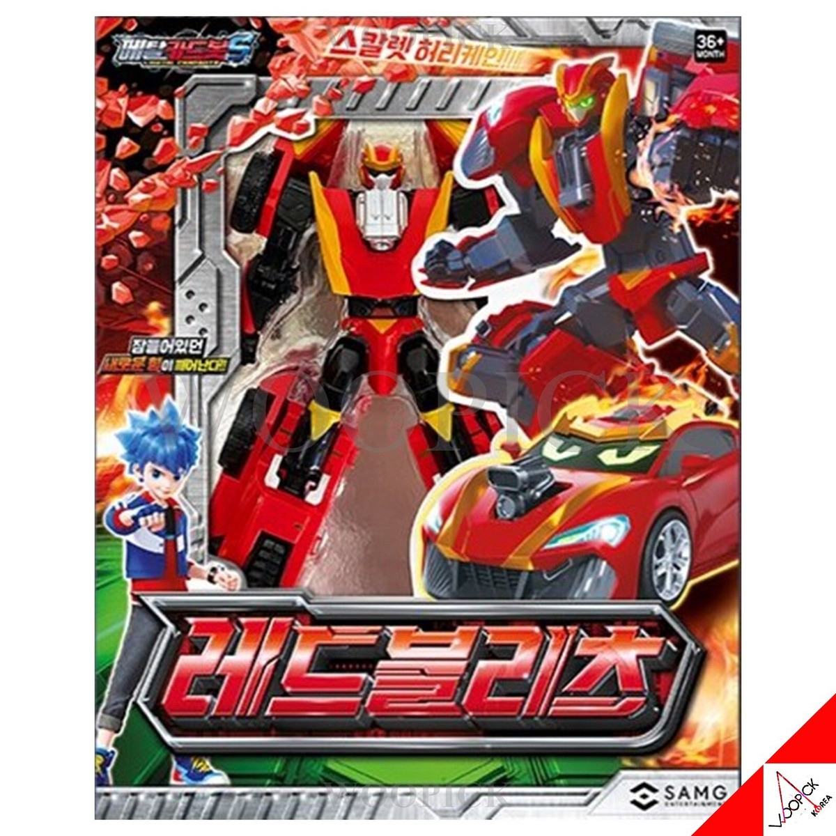 Metal Cardbot S Season2 REDBLITZ Transformer Robot Muscle Car