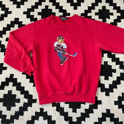 polo bear crewneck sweatshirt