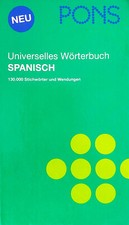 *WIE NEU* PONS Spanisch Universelles Wörterbuch HARCOVER Spa-De / De-Spa