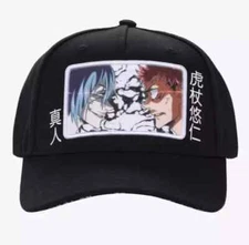 Jujutsu Kaisen Yuji Vs. Mahito Patch Snapback Hat Cap NEW /W TAGS Bioworld