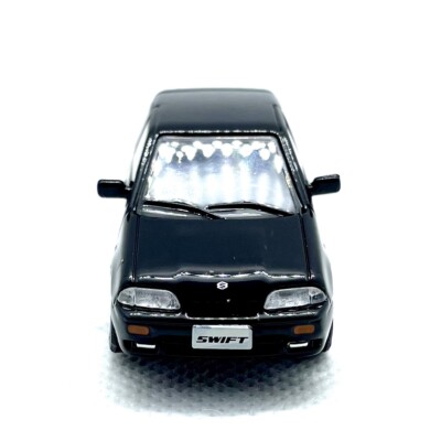 BM Creations 1:64 1989 Suzuki Swift GTi LHD Diecast Model BLACK