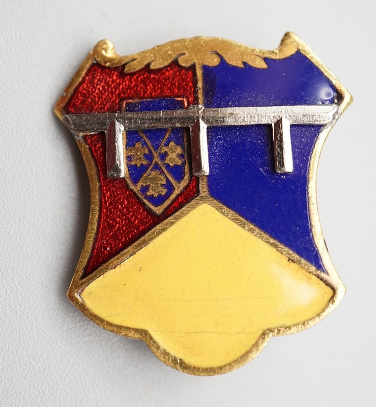 Pre-WWII 66th Armor Regiment DI Unit Crest Pin