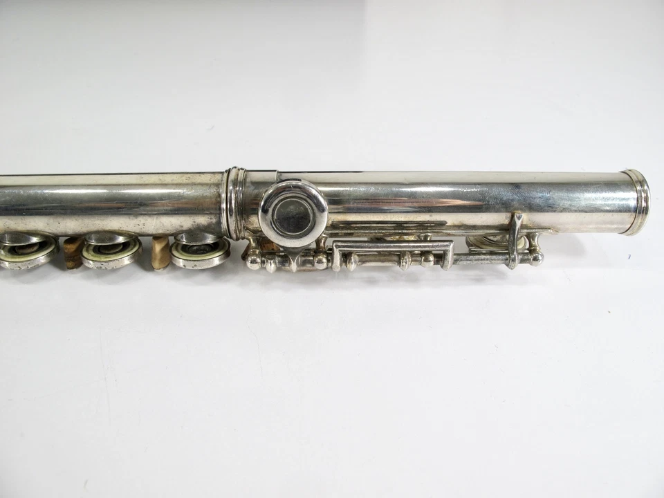 Flauta de níquel plateada con estuche Emerson ELD EF1 Soprano Student pie en C Foto 2 de 4