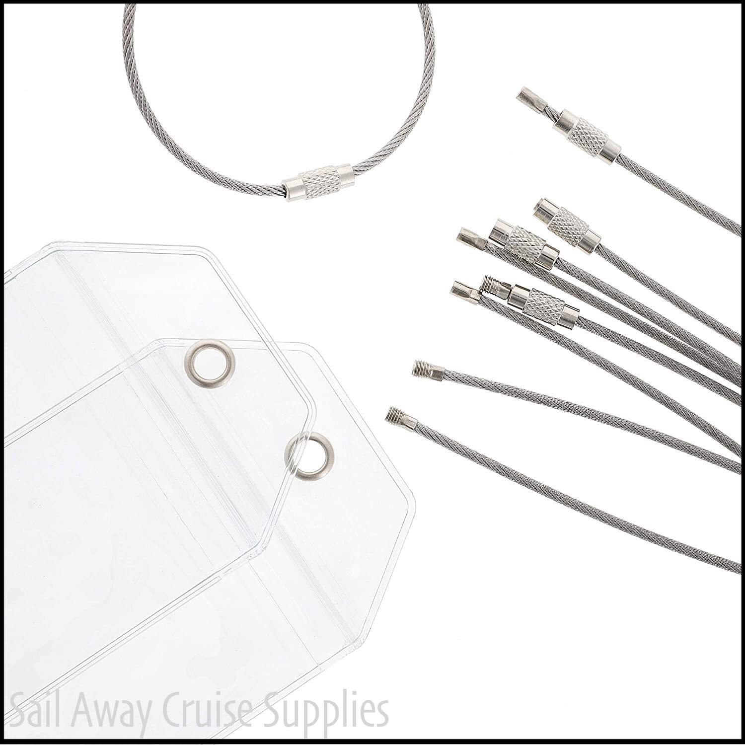 Cruise Ship LUGGAGE TAG HOLDERs. Suits Royal Caribbean, Cunard and Celebrity X eBay