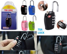 TSA Padlock Security Combination Locks Travel Luggage Suitcase Locker 4 Digit UK