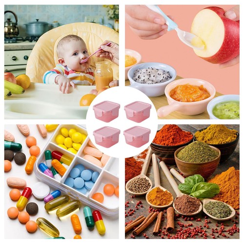 4PCS Food Storage Container Small Moisture-proof Containers Mini Kitchen Storage - Picture 12 of 15