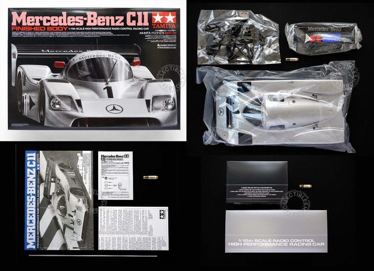 タミヤ　1/10電動R/Cカー スペアボディ　Mercedes　BENZ C11 タミヤ RC特別企画商品 1/10RC 1990 メルセデス・ベンツ C 11