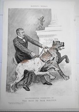 1909. Vice-Presidential Possibilities III, Too Busy to Talk Politics. Original