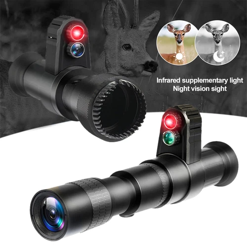 Cross Cursor Digital Night Vision Monocular 8-24X Zoom 850nm Infrared Scope 500M