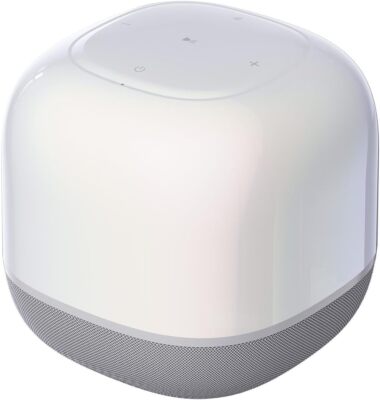 Baseus AeQur V2 Bluetooth Lautsprecher 360° Sound 30H Spielzeit, Weiß