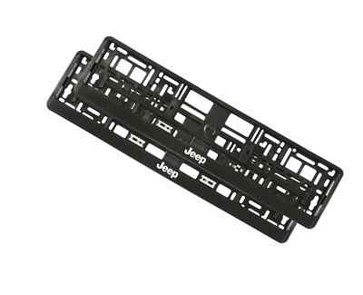 2x Europäische Kennzeichenrahmen Halter Surround für JEEP Fans