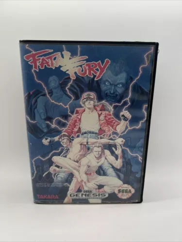 Fatal Fury (Sega Genesis, 1993) Game & Box Only. No Manual. Fast Shipping!