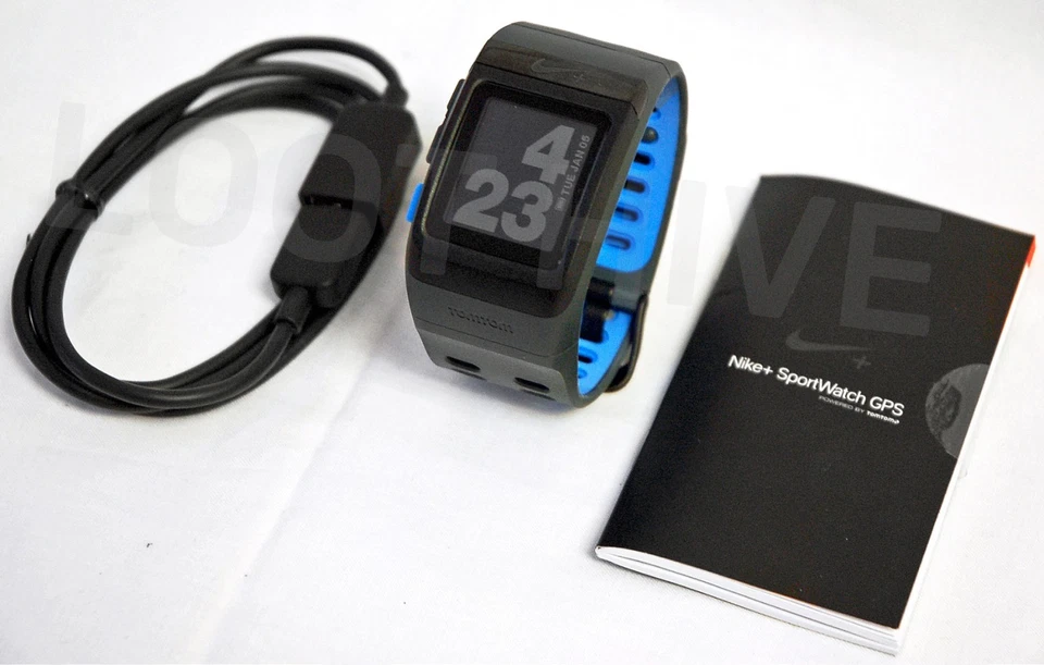 NEW Nike+ Plus GPS Sport Watch Blue/Anthracite TomTom Fitness Runner Tracker - Image 4 of 4