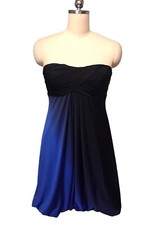 Xscape Ombre Cocktail Mini Dress NWT Blue Y2K Strapless Event Women’s Sz 6