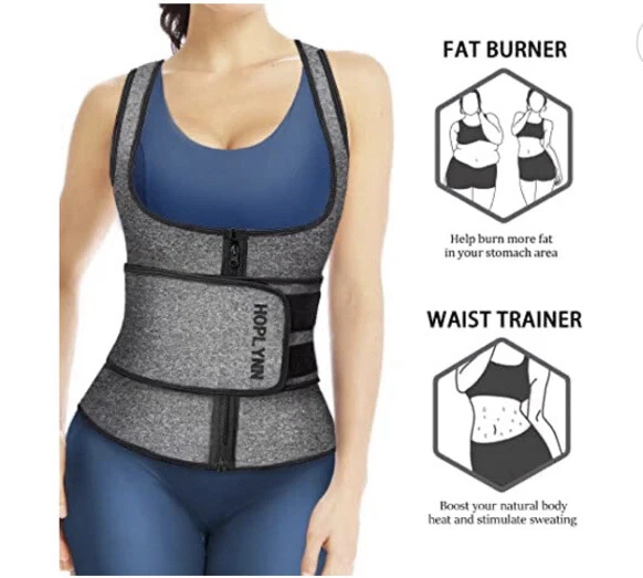 HOPLYNN Neoprene Sweat Waist Trainer Trimmer Shaper for Women