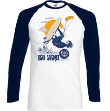 Kitesurfen Maglietta Kite Surfen Groß Wind Herren Lustig Tafel Fallschirm