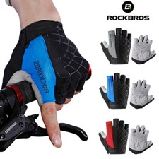 Mens Women Cycling Gel Pad Half Finger Gloves Sports Gym MTB Bike Bicycle Gloves