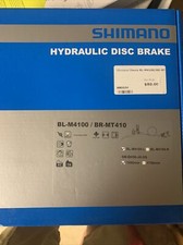Shimano Deore BL-M4100/BR-MT410 Disc Brake and Lever - Front, Hydraulic, Resin P