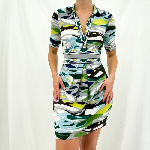 Bcbg Designer Vintage Green + Yellow 